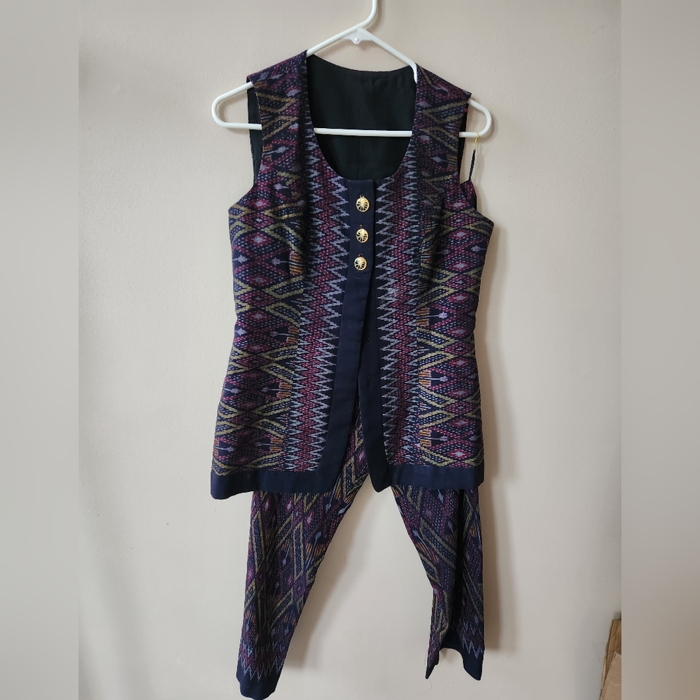 Thai silk top and pants custom made